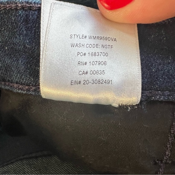 HUDSON Denim Lulu Jean Pencil Skirt Lace Up Side Raw Hem Size 25 Mini - Picture 10 of 11